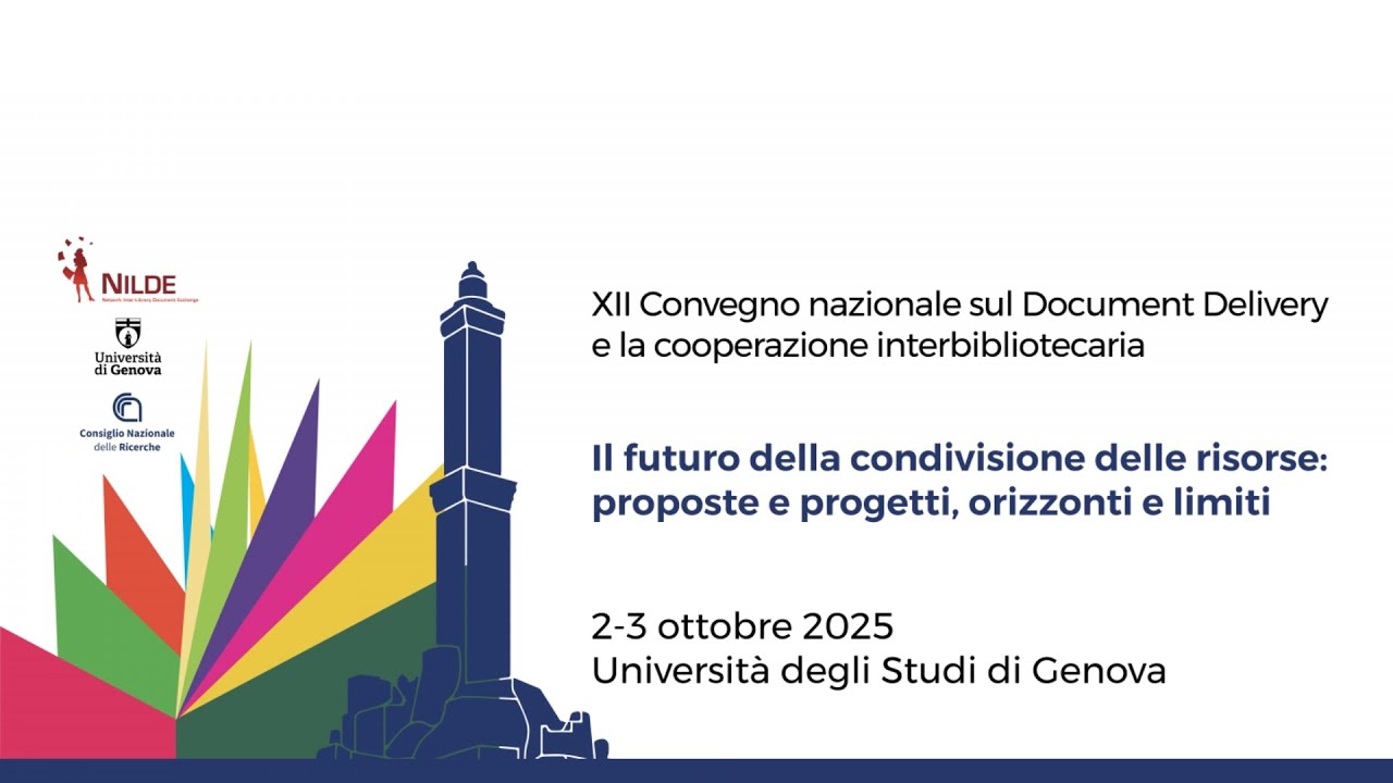 XII Convegno Nazionale NILDE 2 ottobre 2025 – II sessione