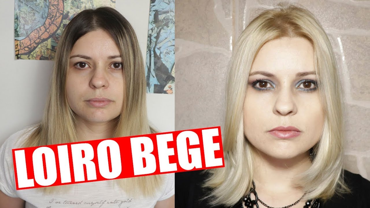 DESCOLORINDO EM CASA | LOIRO CLARISSIMO BEGE ACINZENTADO