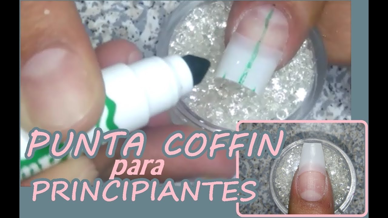 Como hacer punta COFFIN en tip cuadrado PASO A PASO