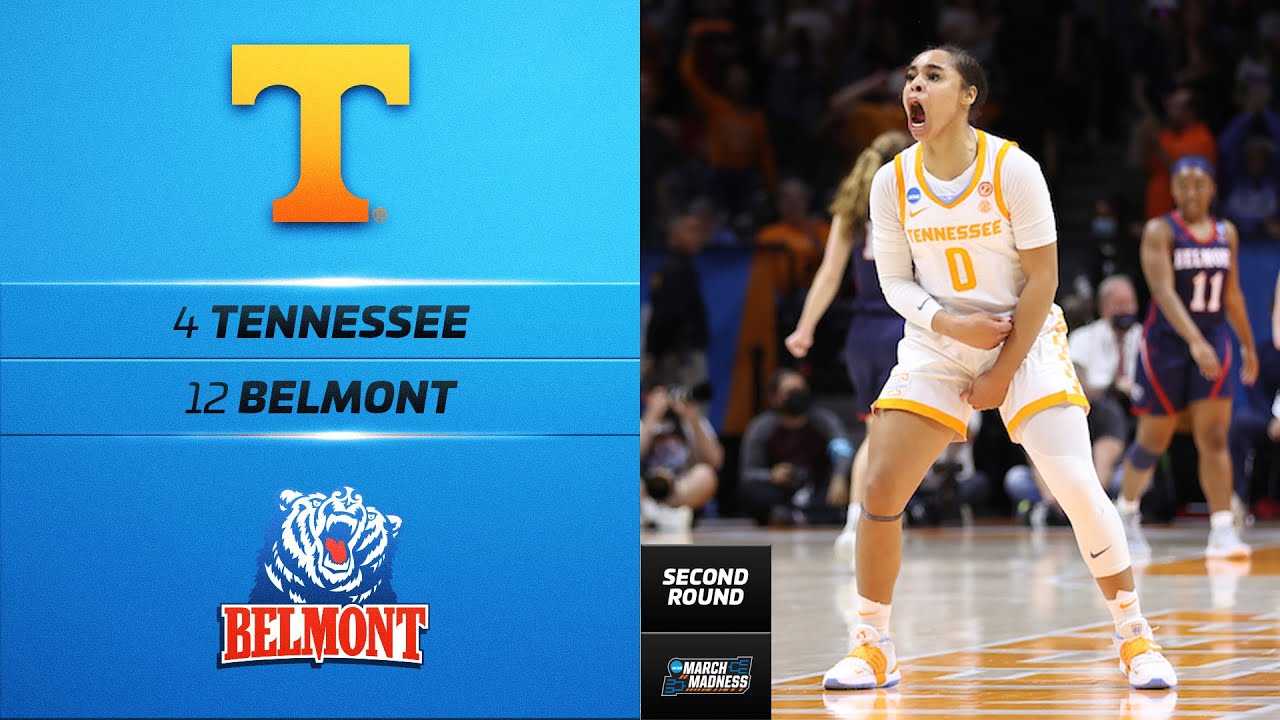 Tennessee vs. Belmont - Women's NCAA tournament second round highlights