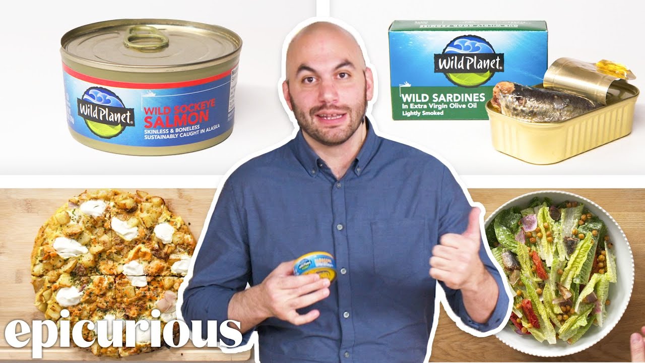 Pro Chef Turns Canned Seafood Into 4 Meals For Under $12 | The Smart Cook | Epicurious