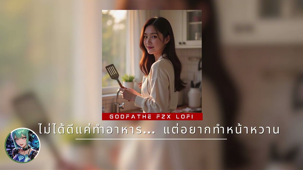 Fzx lofi | ไม่ได้ดีแค่ทำอาหาร... แต่อยากทำหน้าหวาน 🍳💖 | Playful Lofi / Cozy Vibes / เสน่ห์ปลายจวัก