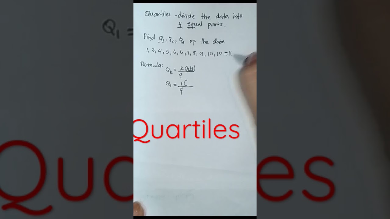 #learningmath #quartiles