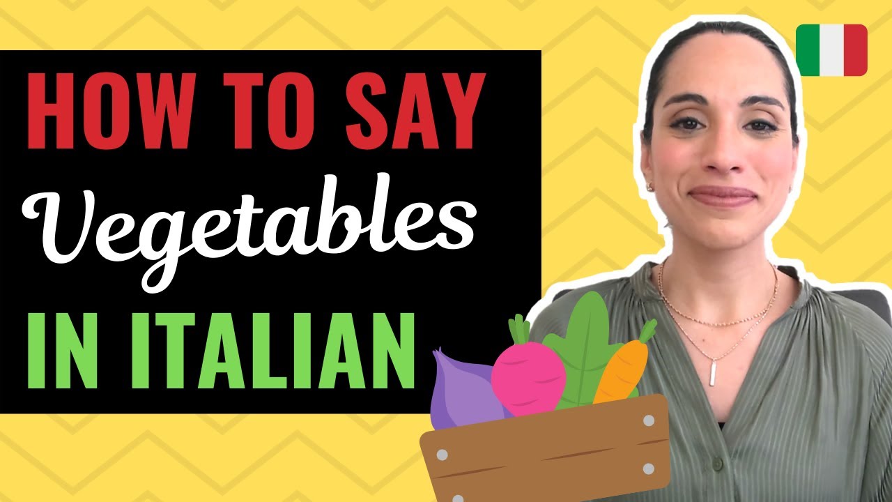 Italian Words for Vegetables 🌶️