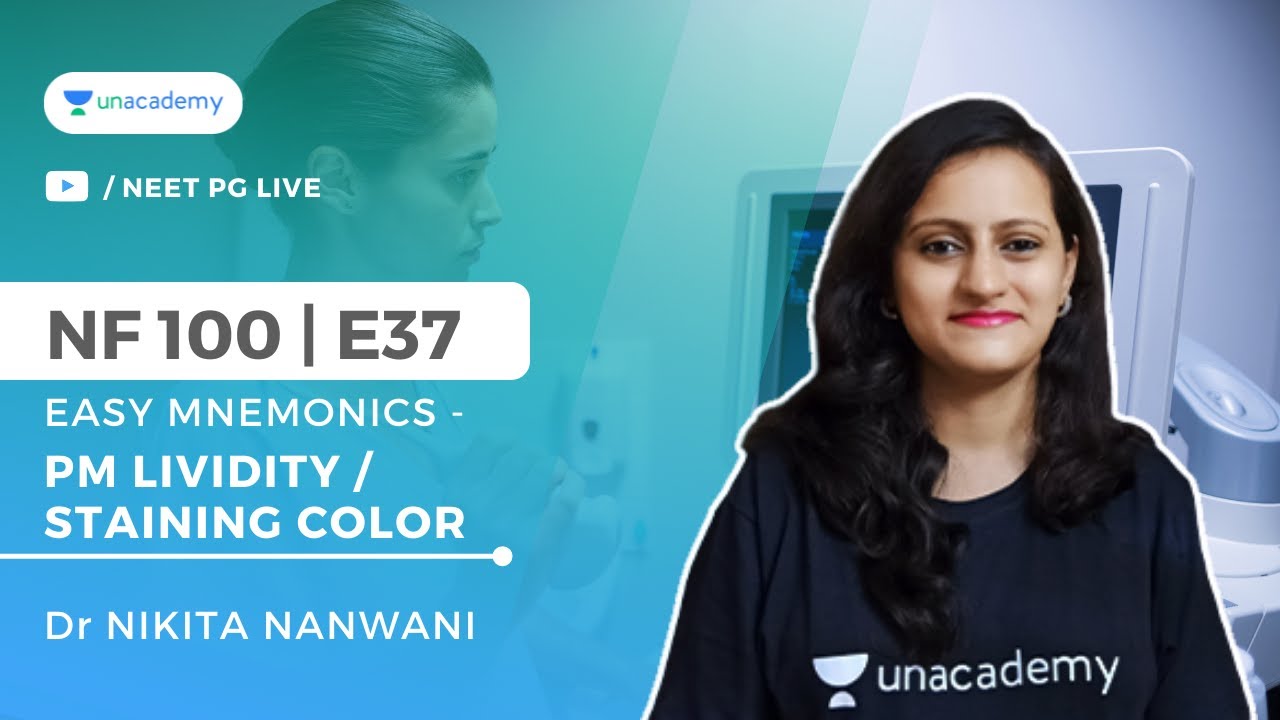 NF100 ( Top 100 Topics) - E37 | Easy mnemonics - PM Lividity/Staining Color | Dr Nikita Nanwani
