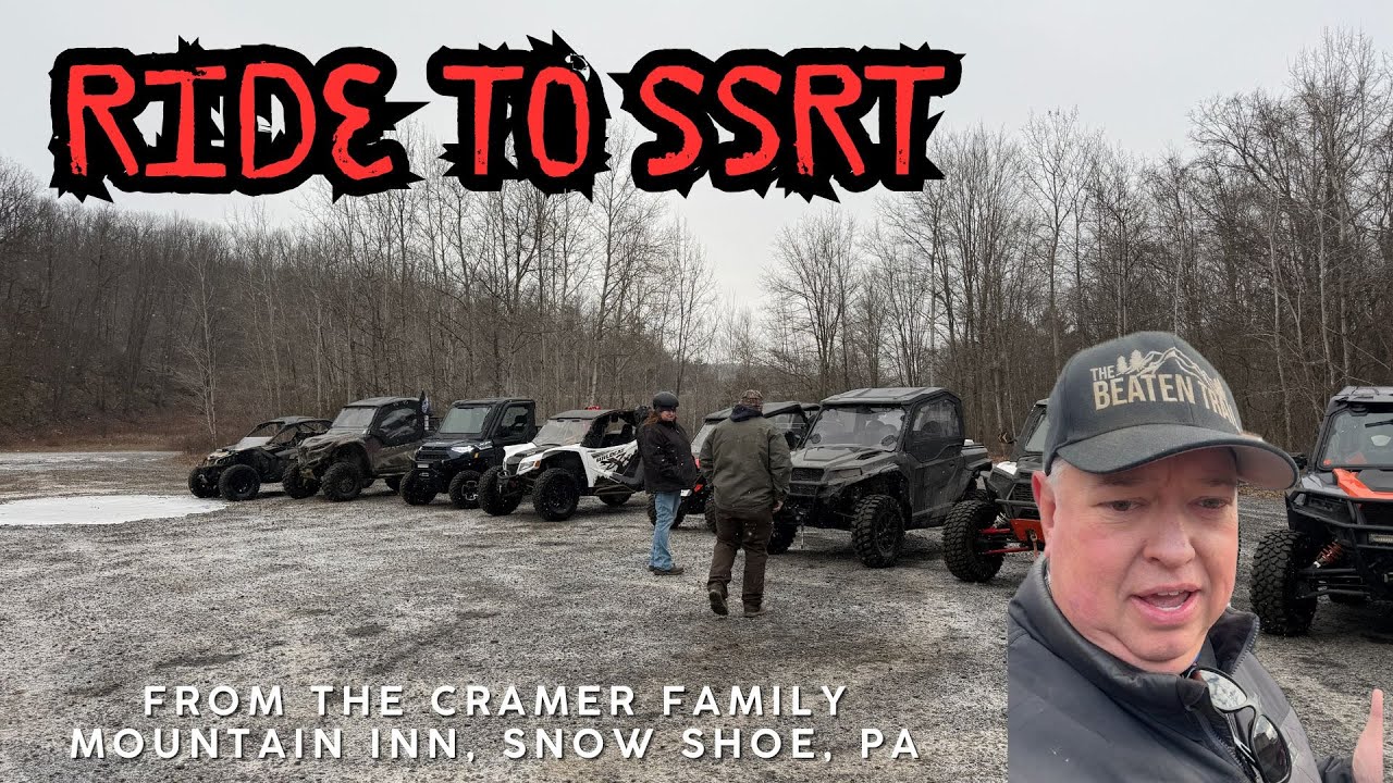 Поездка в SSRT, Сноушу, Пенсильвания - от гостиницы Cramer Mountain Inn до пешеходных троп.