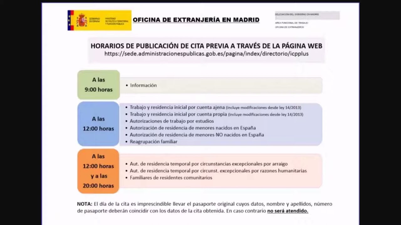 cómo conseguir cita previa en extranjería 😉