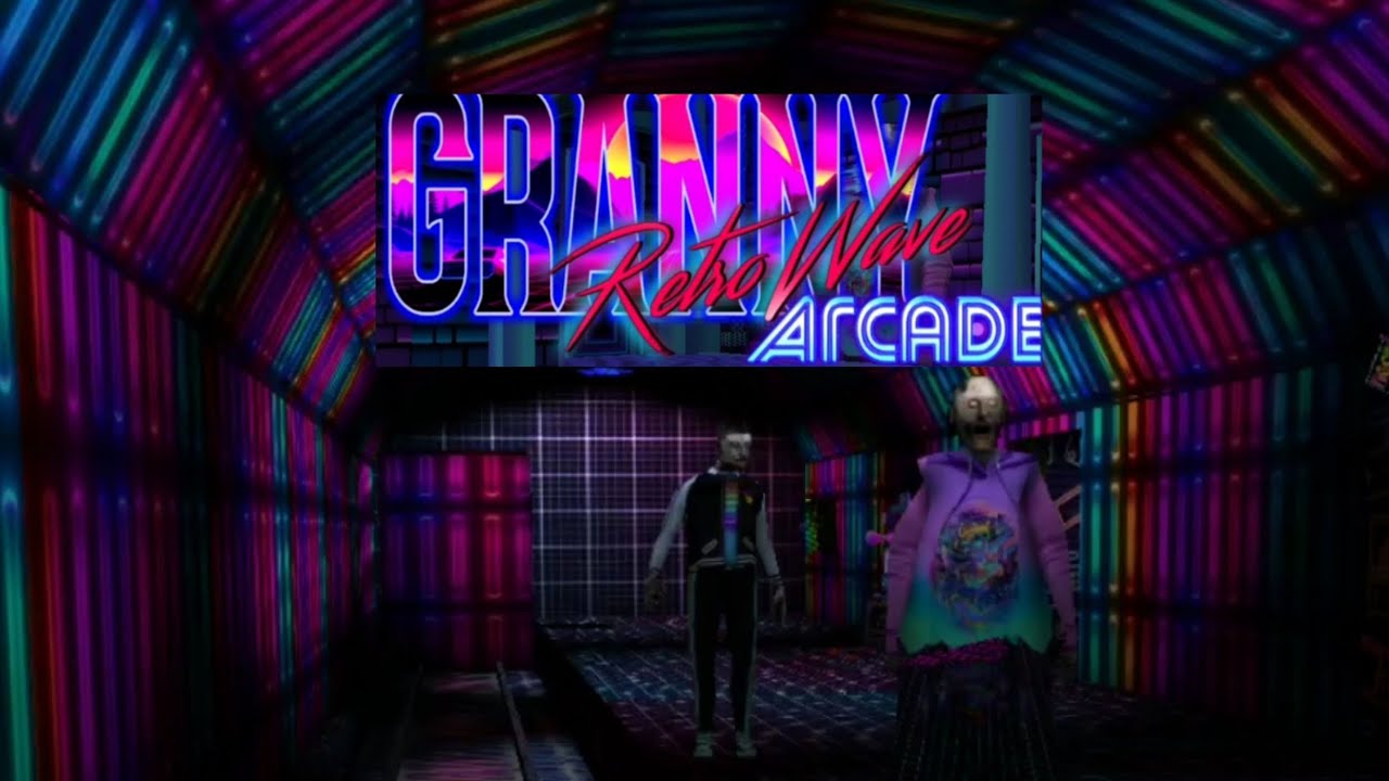 Granny 3 (Retro Wave Arcade [ mod ]) train escape, full gameplay in Hard Mode!