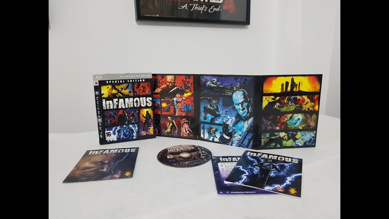 Infamous Special Edition Ps3 unboxing
