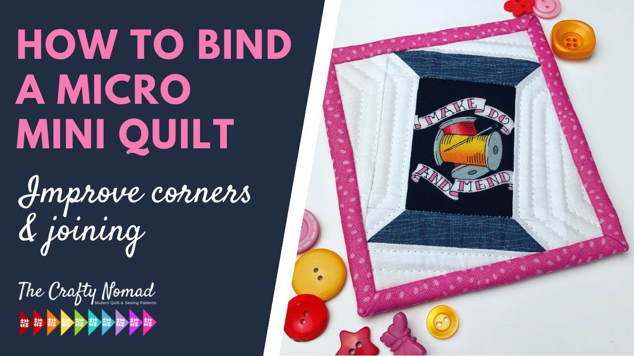 How to Bind a Micro Mini Quilt