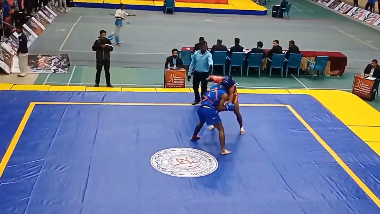 Surya Bhanu Pratap Singh (J&k) vs Energy Singh(AIP) Semi Final Fight||31st Senior National || #wushu