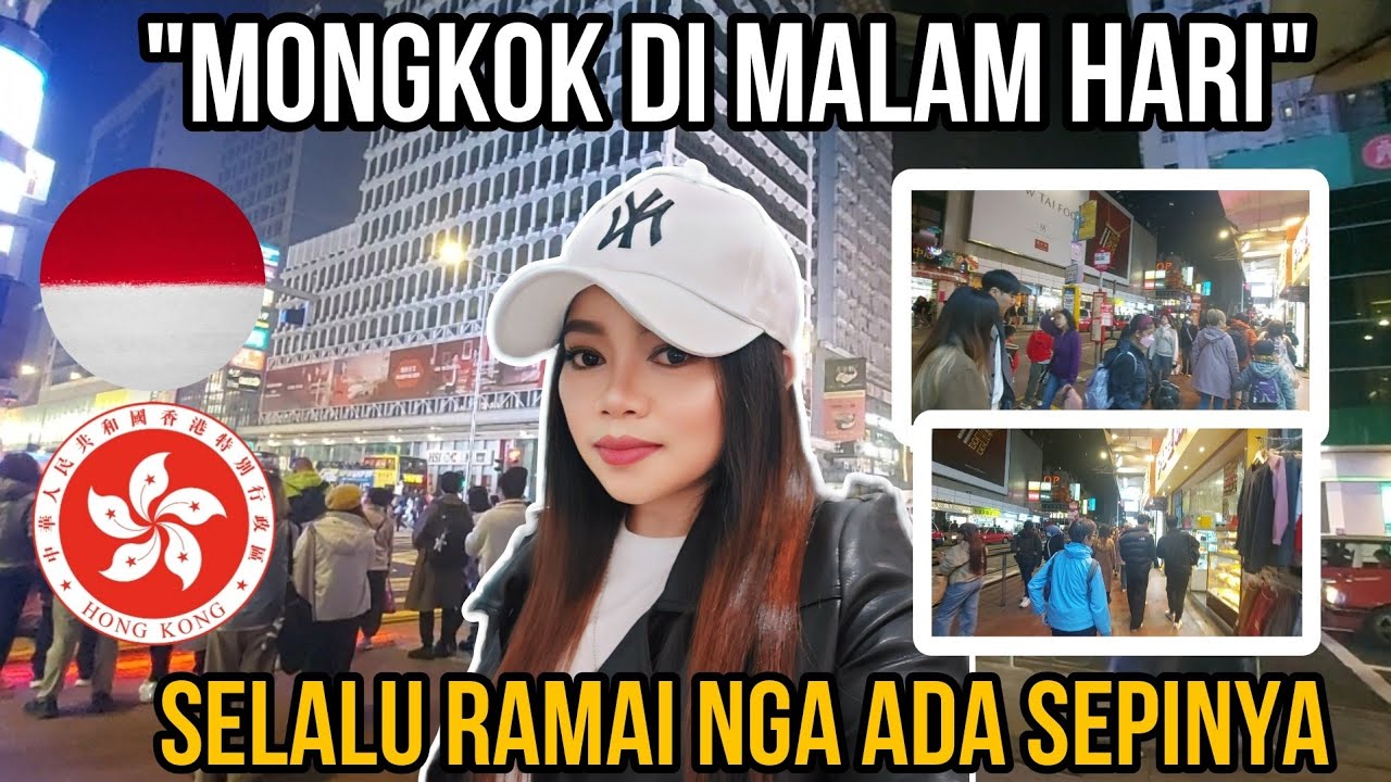 MONGKOK HONGKONG DI MALAM HARI SELALU RAMAI DAN NGA ADA SEPINYA @Jupeofficial.