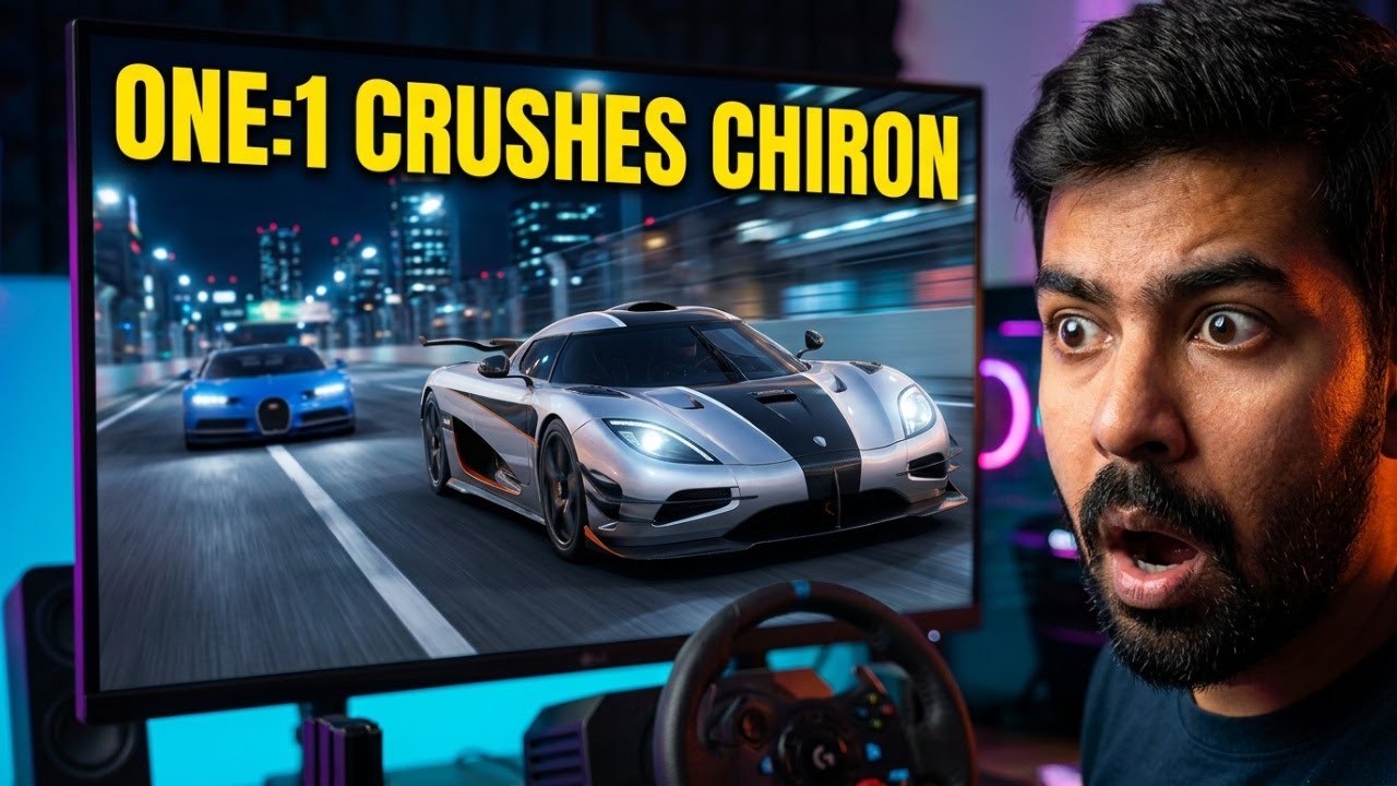Koenigsegg ONE:1 CRUSHES Bugatti Chiron | Competitive Rank Race