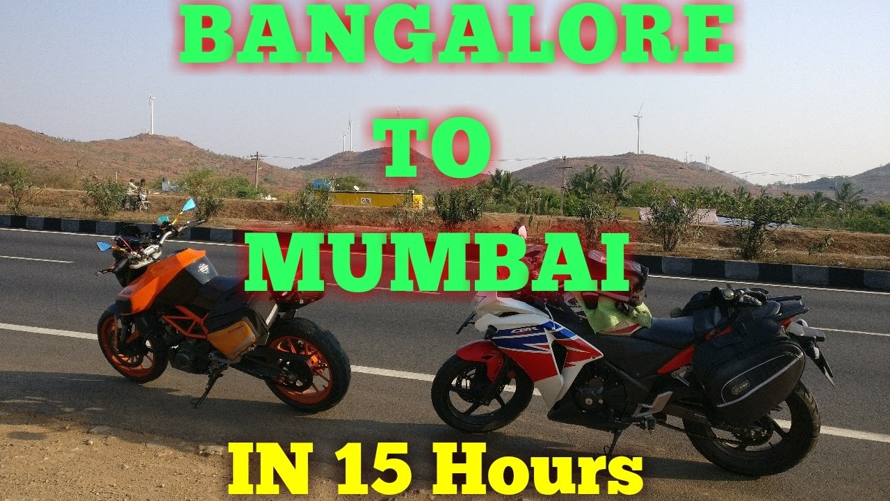 Bangalore To Mumbai in 15 Hours | KTM Duke 390 , Honda CBR250R | GoPro Hero 5 |
