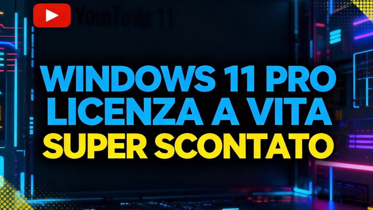 WINDOWS 11 PRO LICENZA ORIGINALE A &euro;13,63 | COME ATTIVARE WINDOWS 11 PRO LIFETIME. 