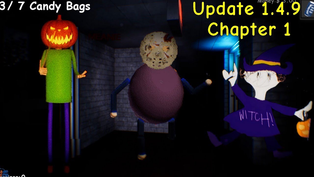 Halloween Update - Baldi's Unreal Basics in Education and Learning 1.4.9 (Chapter 1)