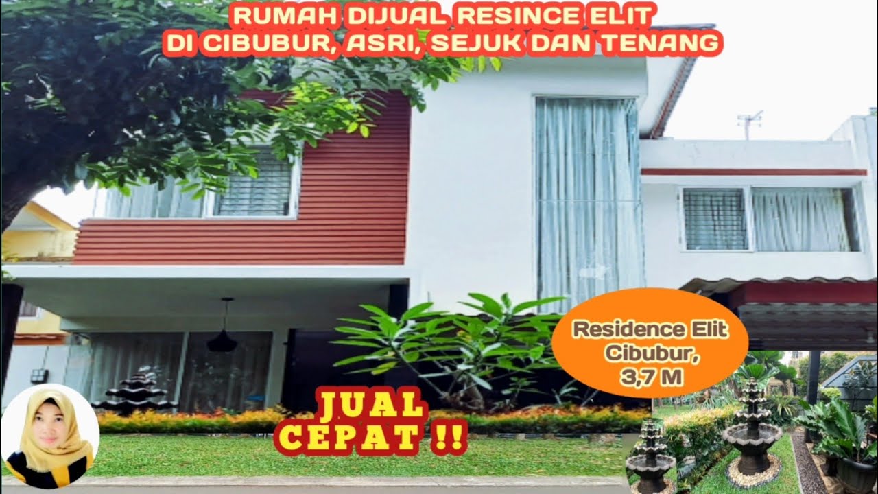 Rumah Dijual Residence Elit diArea Cibubur~Asri, Sejuk dan Tenang #rumahdijual #jualrumah #rumah