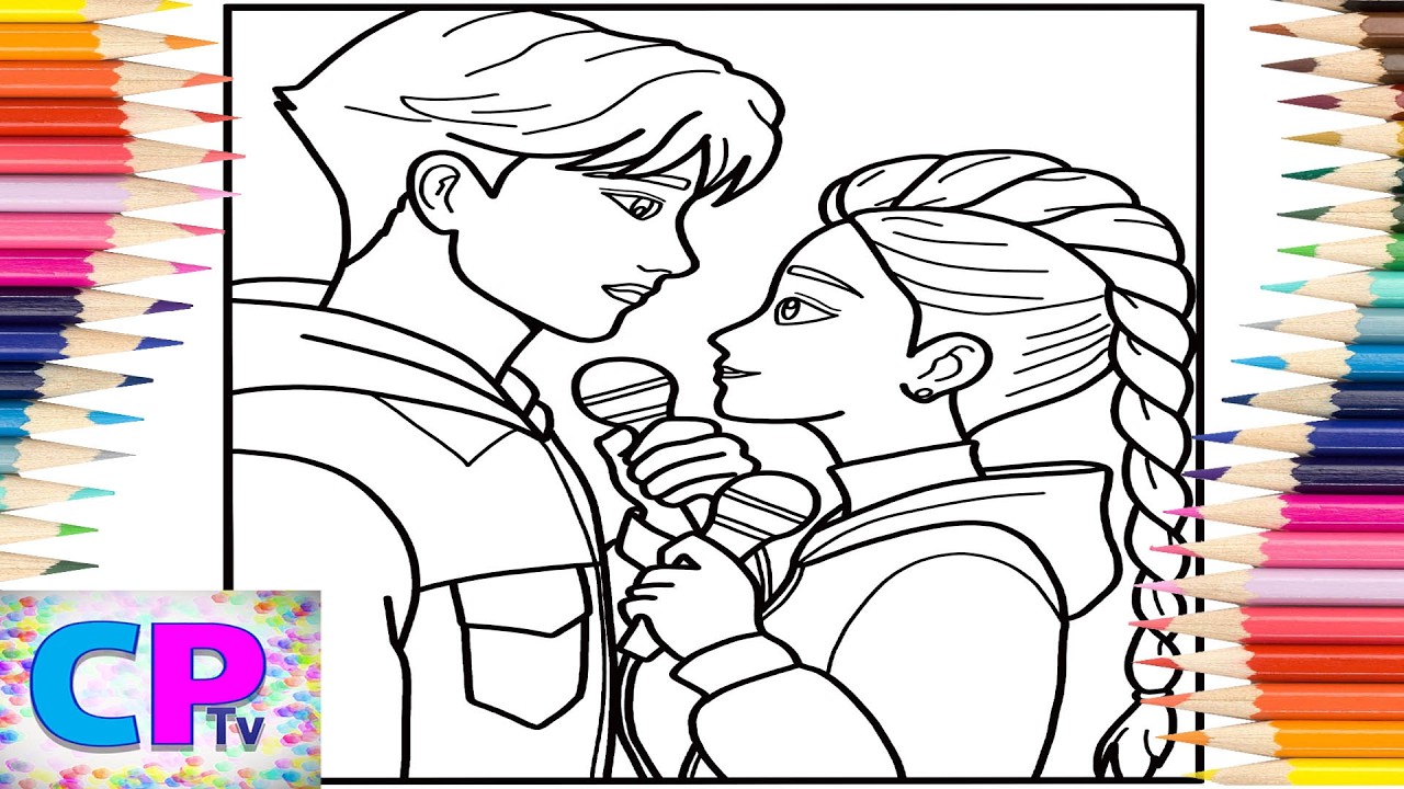 KPop Huntrix/Rumi Sings with Jinu/Creative Coloring Book/Drawing Art/Coloring as a Hobby/Relaxing