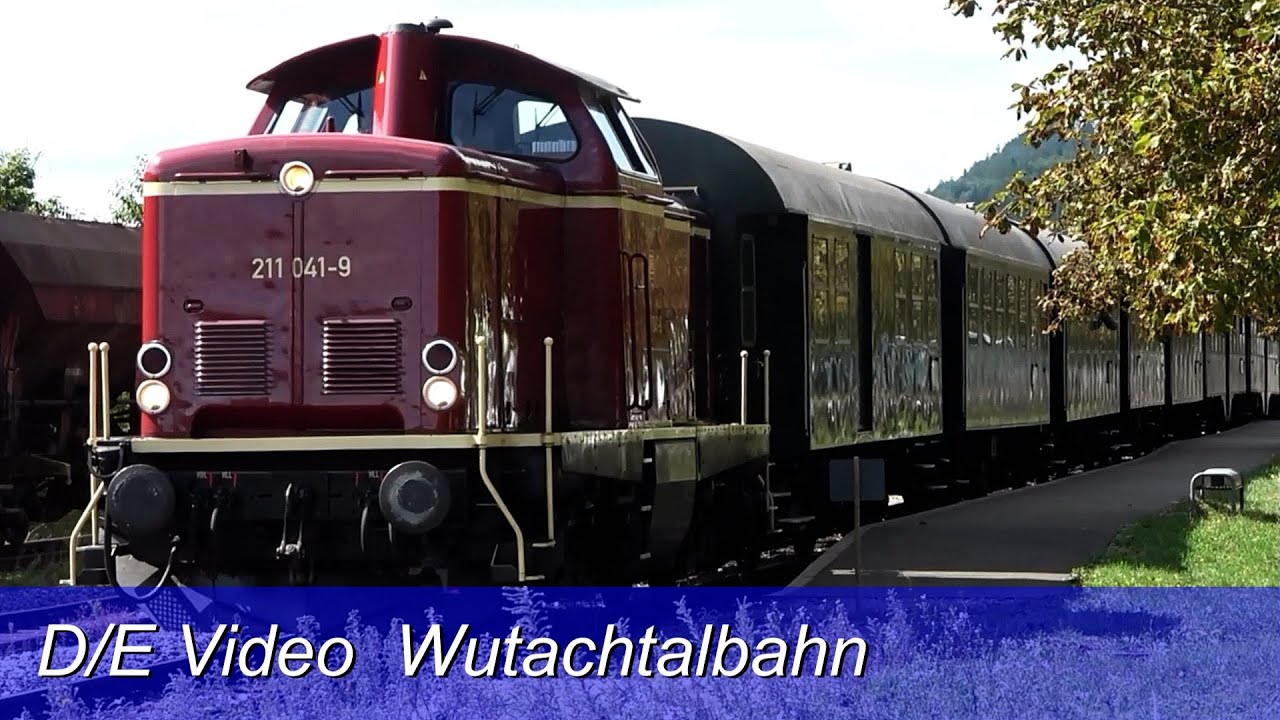 2022 Teil 2 Mit der Diesellok 211 041 auf der Sauschwänzlebahn