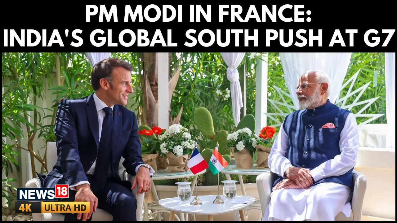 PM Modi Heads To France For G7 Summit, Macron Talks & Global South Push | N18G | 4K