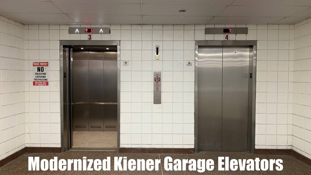 After the Mod: All of the Elevators at the Kiener Garages in Downtown St. Louis, MO