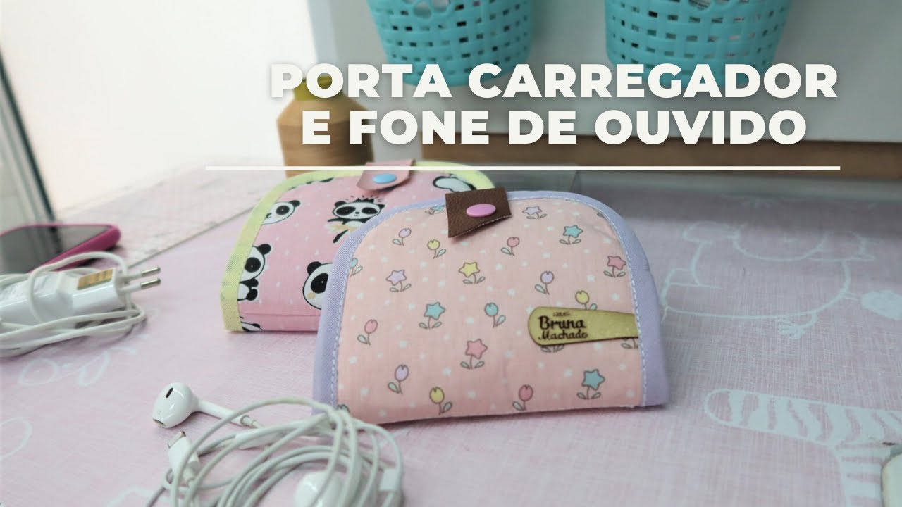 Porta carregador e fone de ouvido {PARA INICIANTES}