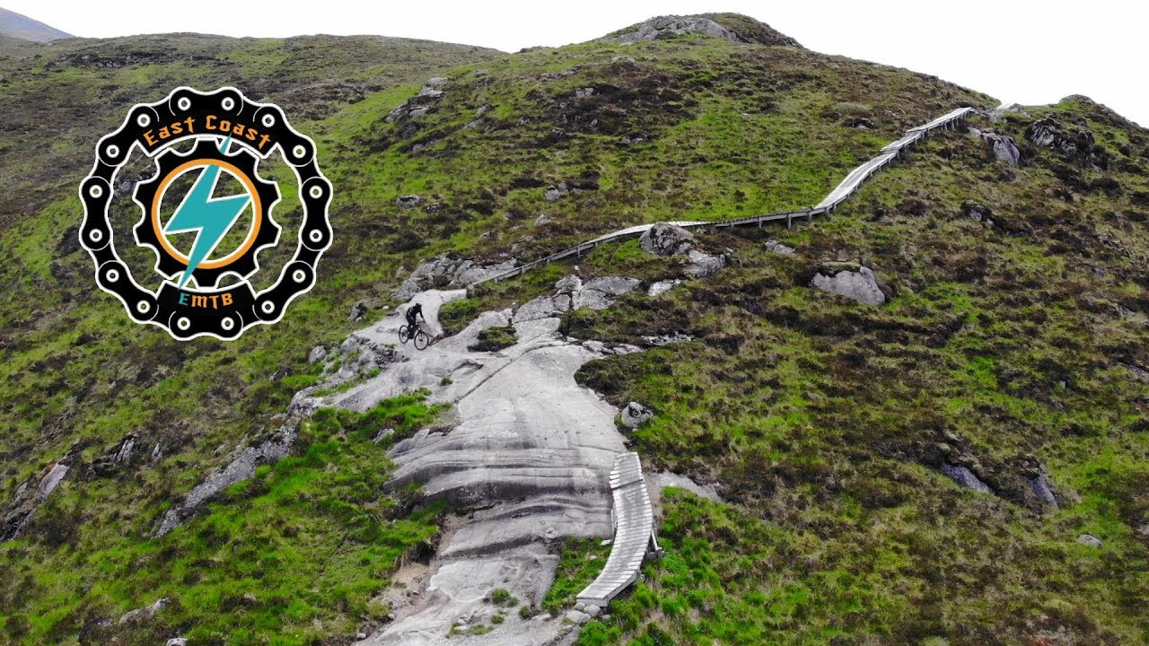 Gnarly, Flowie, Scottish DH on an EMTB (Fortwilliam, Nevis Range, Top Chief)