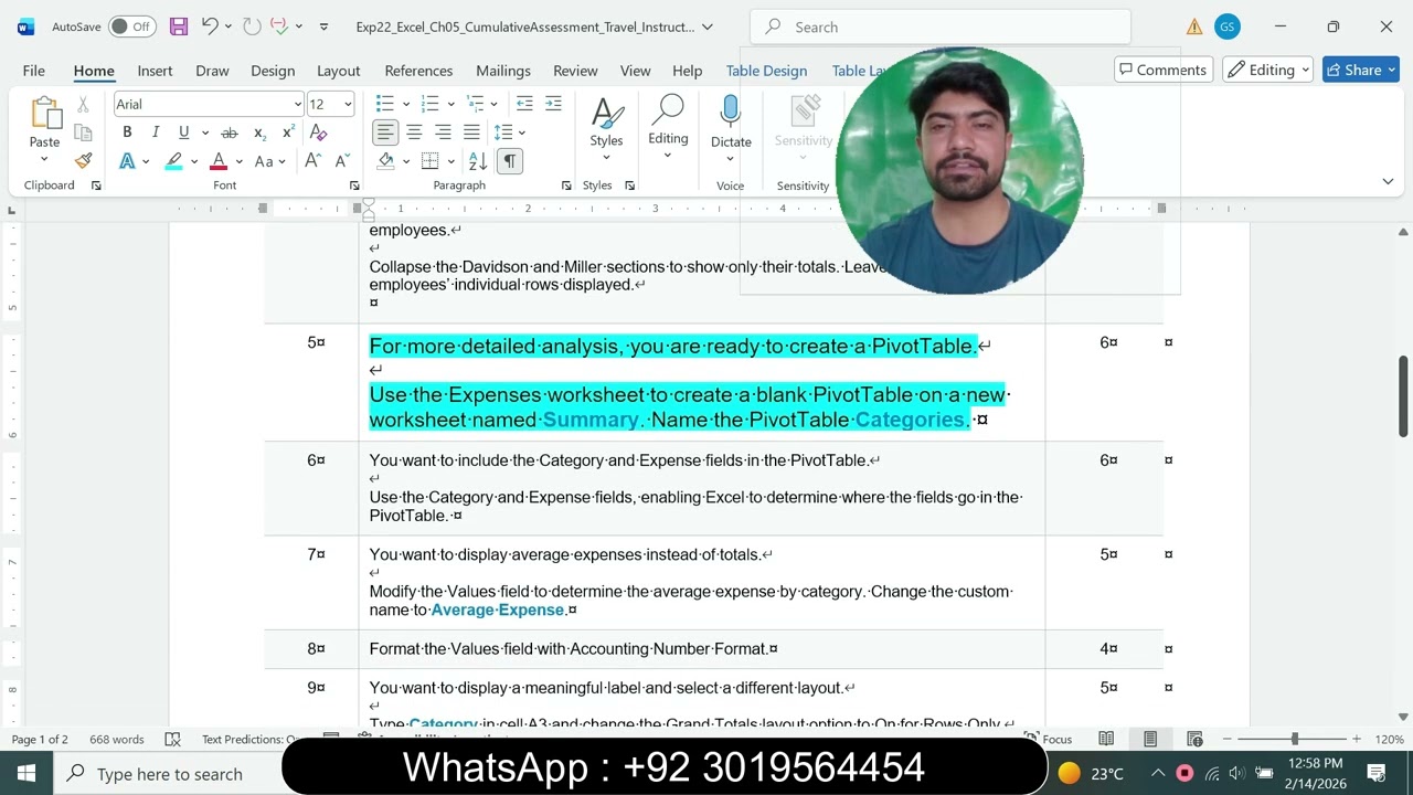 Exp22_Excel_Ch05_CumulativeAssessment_Travel | Exp22 Excel Ch05 CumulativeAssessment Travel
