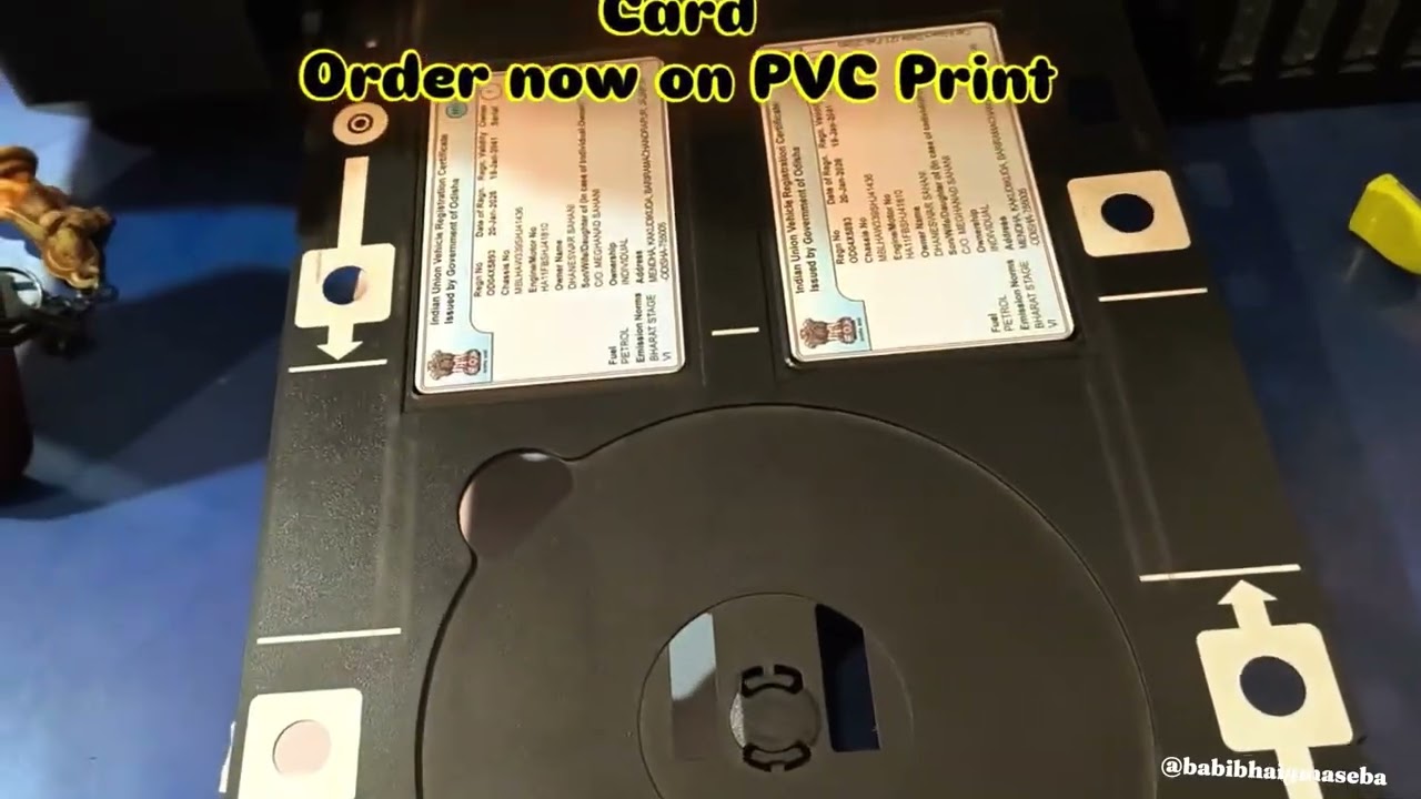 Rc card now print as a PVC card