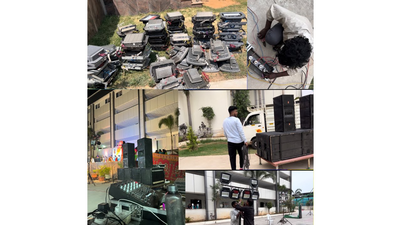 50 DAY LIGHTS 💡 20 POWER CAN 2 PIN DJ  School event #school #djlifestyle #viralvideo