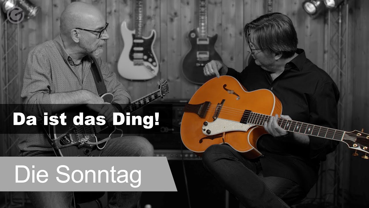 Michis neue Sonntag Archtop Jazz Gitarre: Wie klingt sie? - SUPERGAIN TV 131