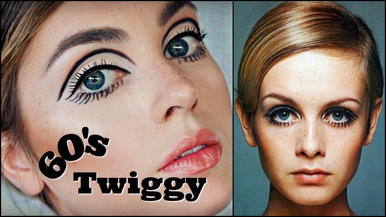 Урок макияжа Твигги 60-х | MOD Graphic Liner & Eyelashes | Преображение в стиле 1960-х