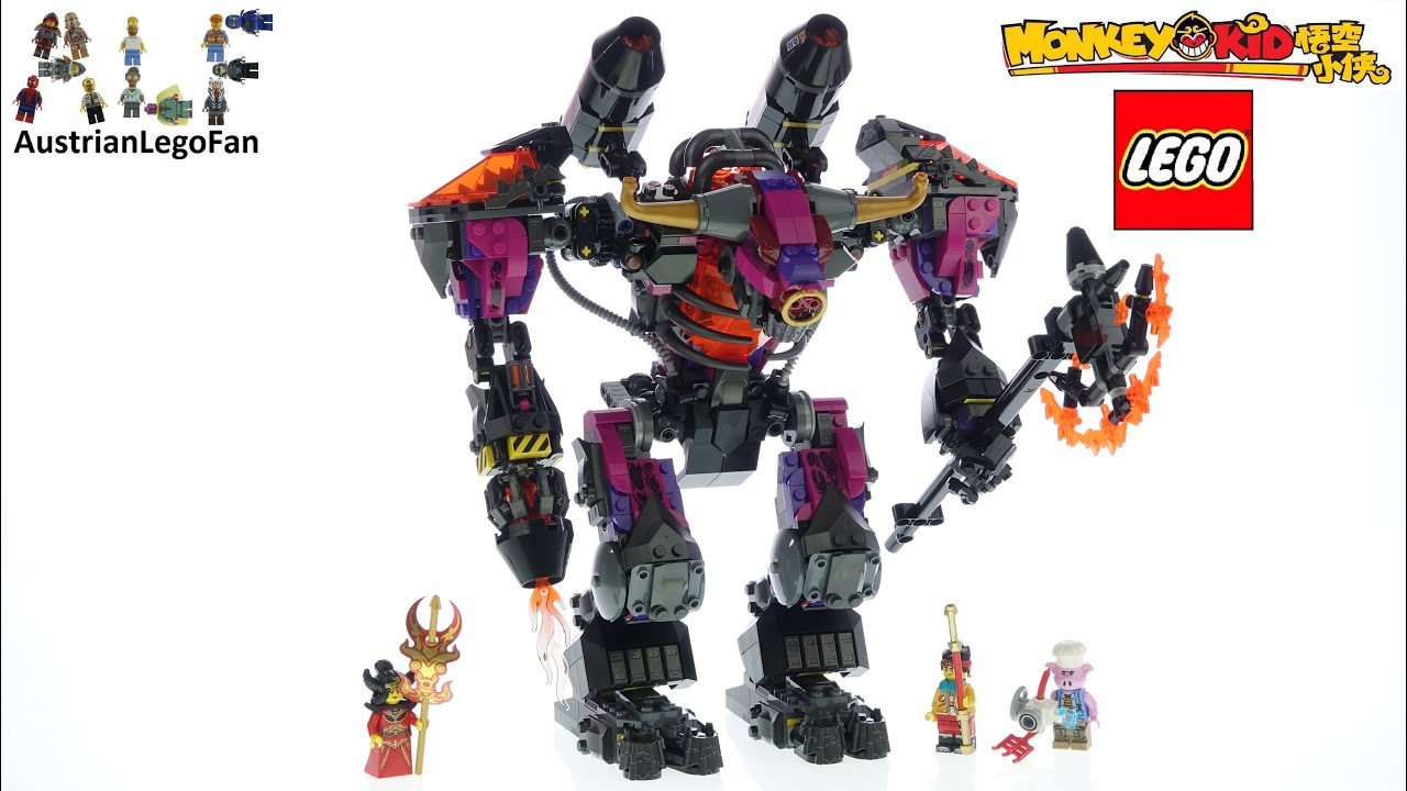LEGO Monkie Kid 80010 Demon Bull King - Lego Speed Build Review