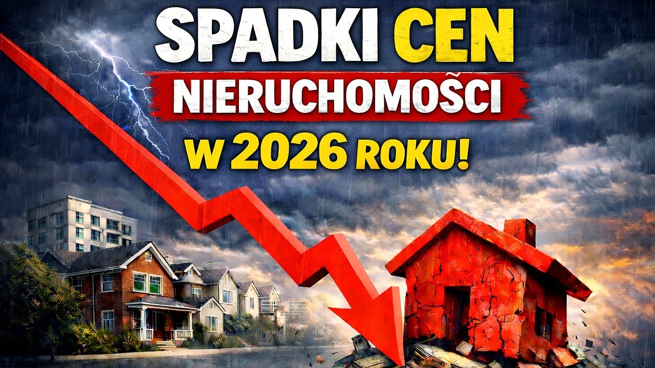 Spadki cen nieruchomości 2026 w 5 minut