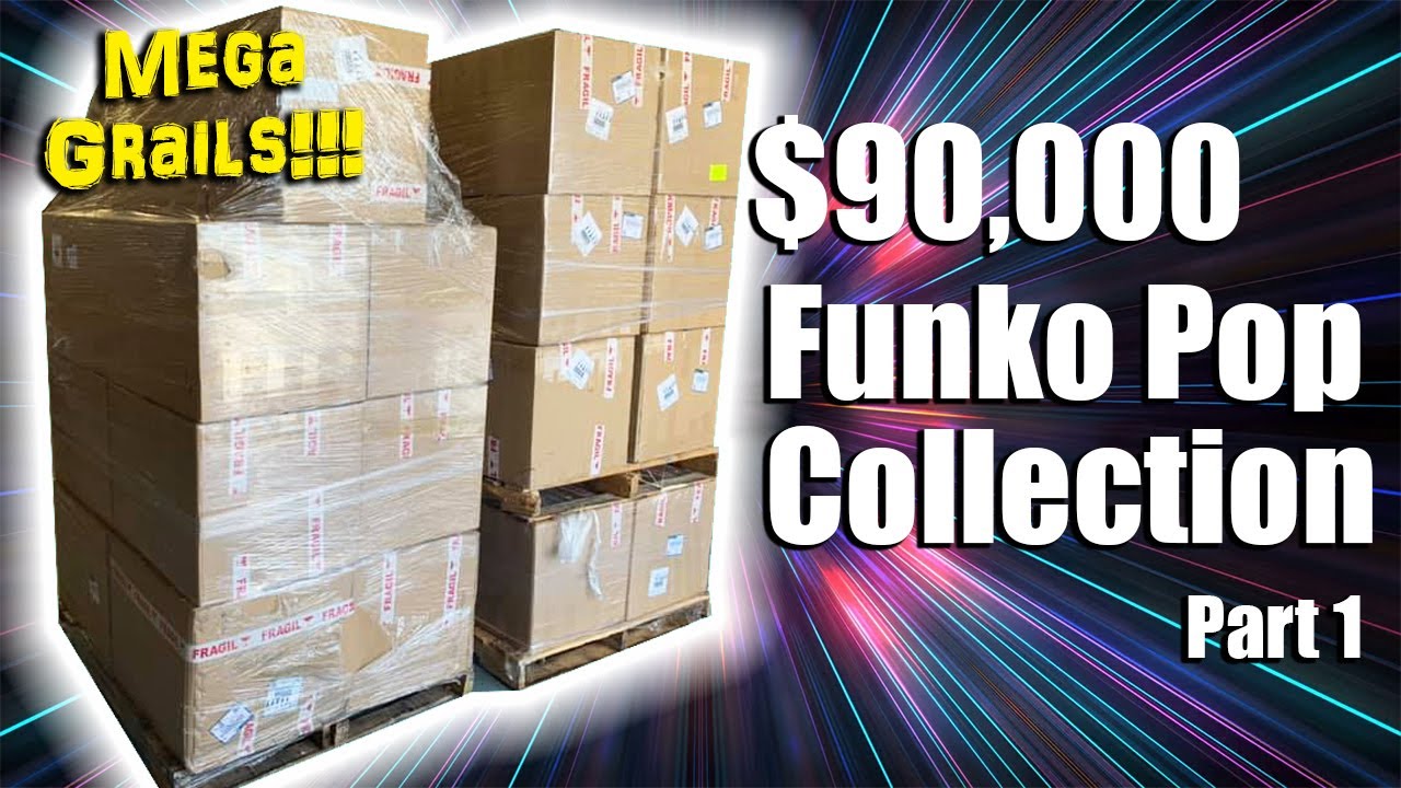 FUNKO POP MEGA GRAIL COLLECTION UNBOXING - $90,000 PPG Value!!! -- Part 1