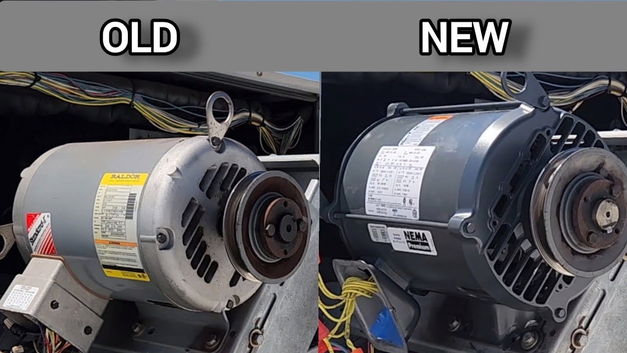 Replacing a 5 HP 3 Phase 460V Blower Motor
