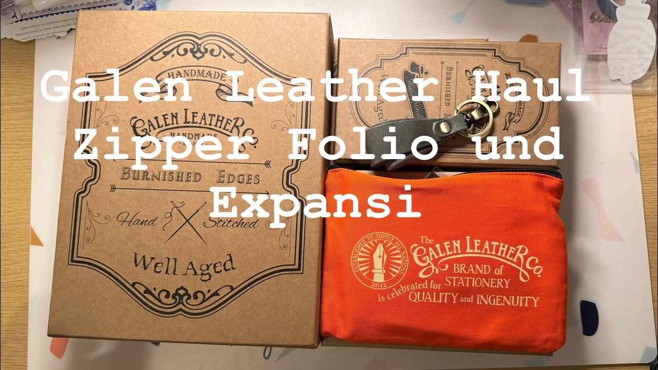 Unboxing & Haul | Galen Leather Zip Folio & Expansi - Vergleich