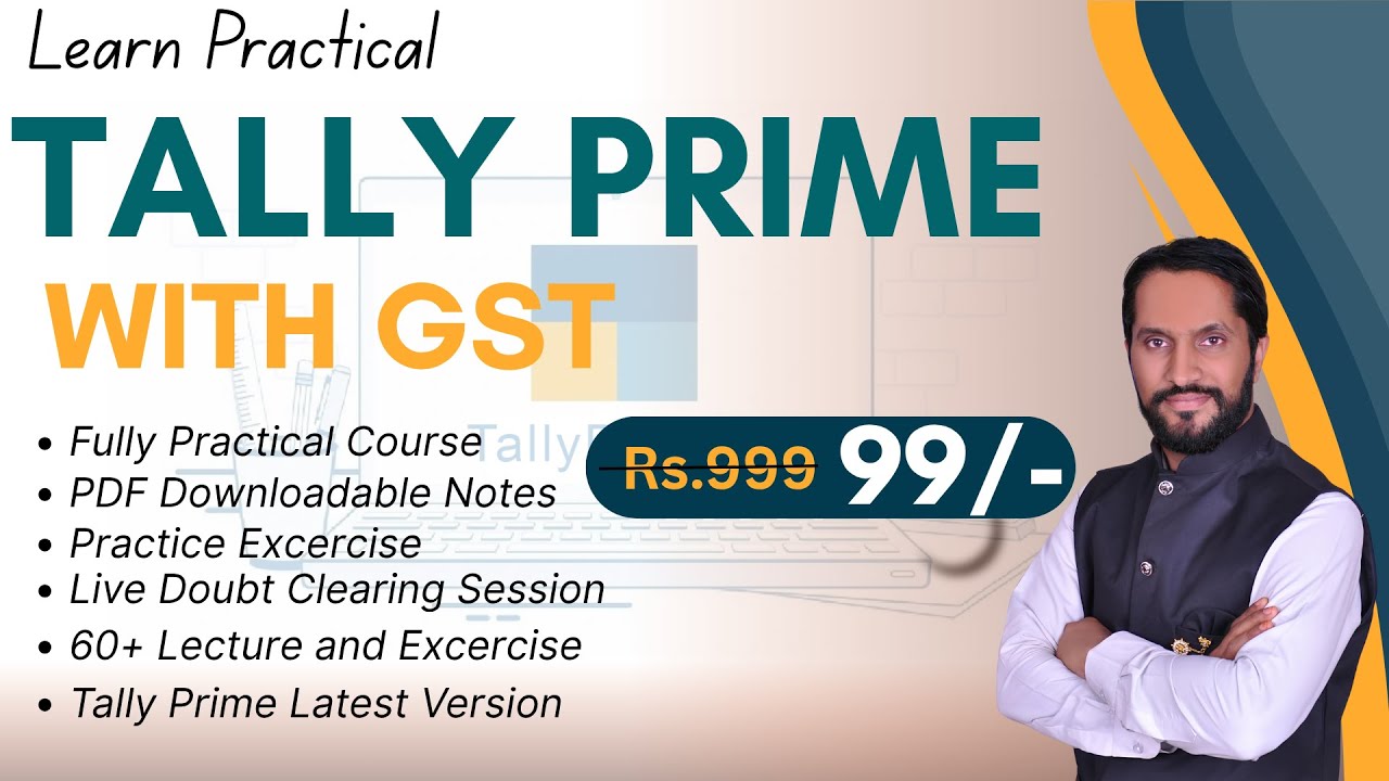 Tally Prime with GST Course| Tally Prime Course | Tally Prime with GST and TDS Course | Accountant