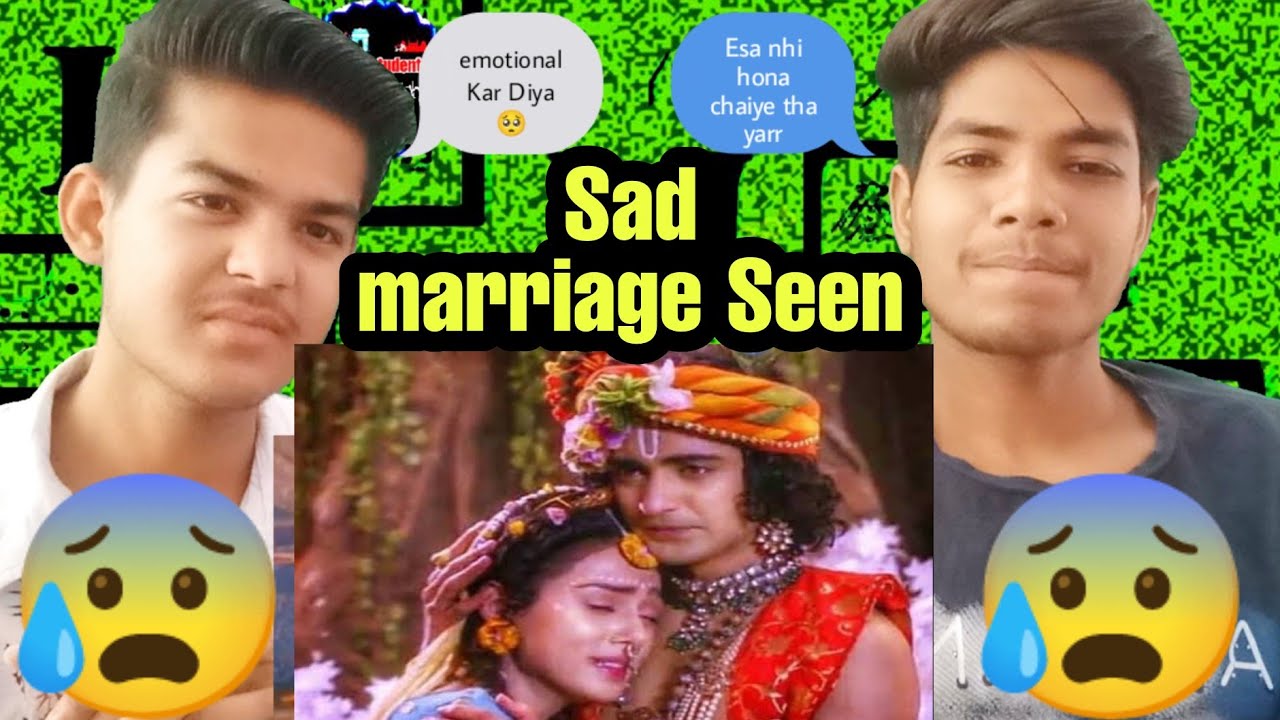 radha Krishna sad marriage reaction 😰  radha Krishna sad scene|