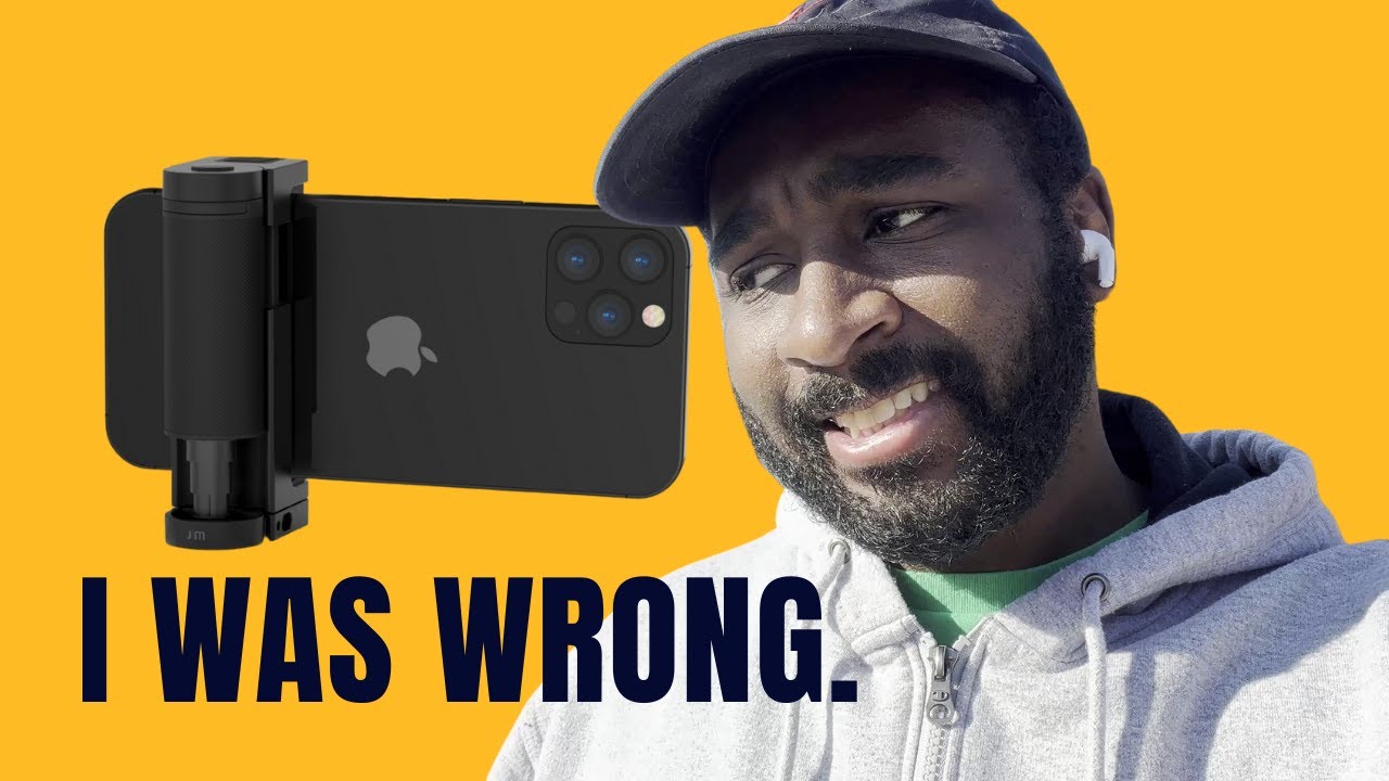 JustMobile ShutterGrip: I was wrong.