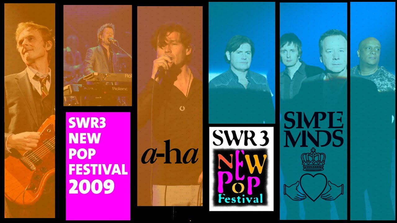 A-HA & SIMPLE MINDS live SWR3 New Pop Festival  2009 (EXCELLENT BROADCAST)