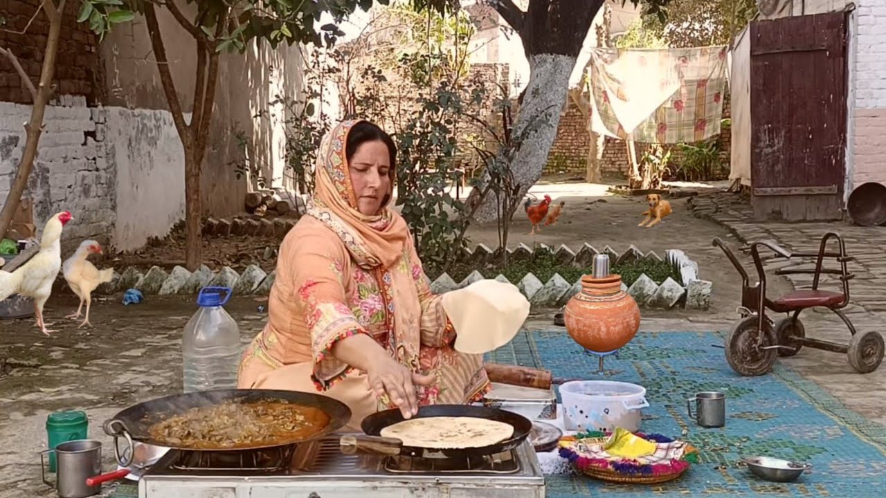Made Traditionally | Tawa Chickan Kleji Recipes For Breakfast | The Traditional Life | Village Sham