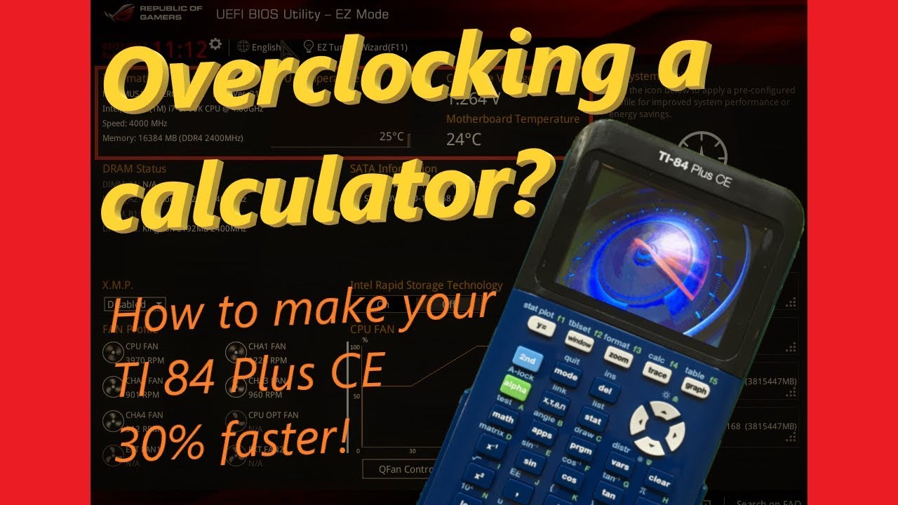 Overclocking a TI 84 Plus CE?