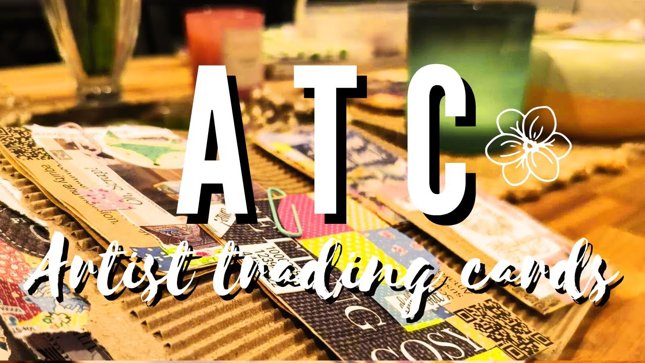 🎨 EP 13 Easy Junk journal ATC Artist Trading card / How to use a magazine to start a junk journal