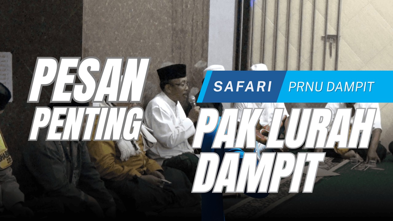 Pesan Penting Pak Lurah Dampit di Safari Ramadan PRNU 2026 | Warga Diminta Jaga Kebersamaan Keamanan