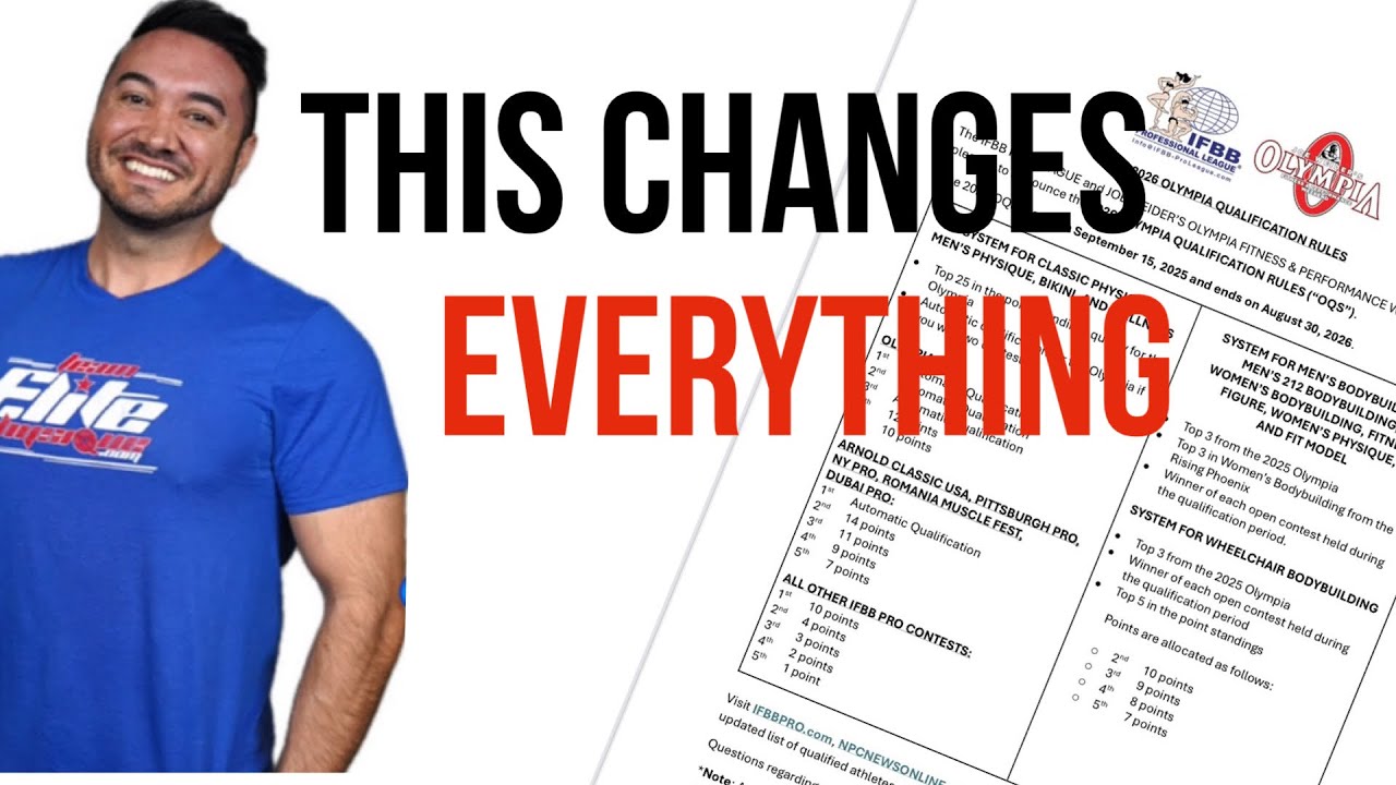 New Olympia Qualification System | HUGE Changes! #BikiniOlympia