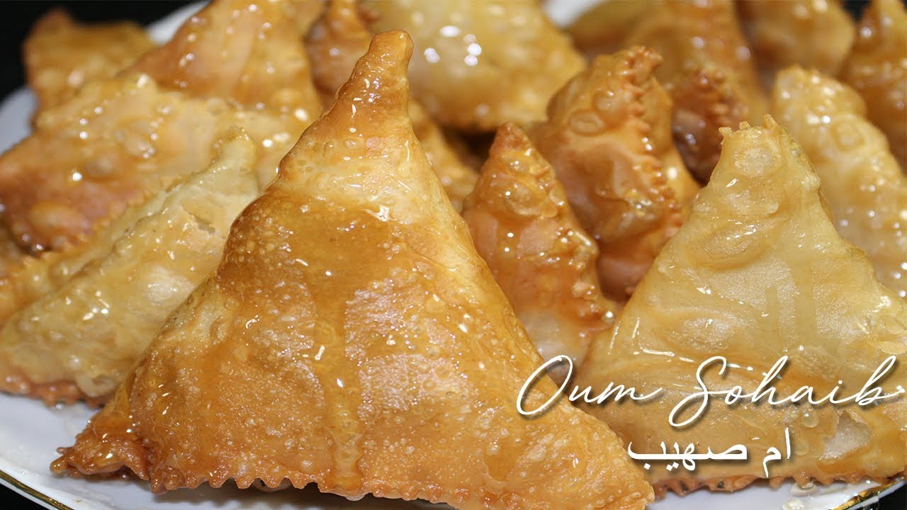 Algerian Samsa | Samsa Aux Amandes |صامصة تقليدية عاصمية بدون آلة التوريق روعة