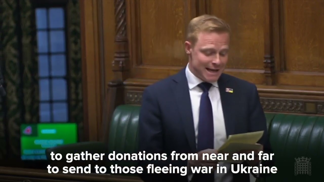 Robbie Moore MP's Speech on Ukraine