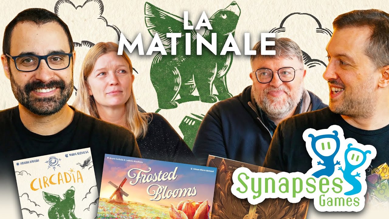 Les nouveautés Synapses Games - La Matinale avec Carl Brière et Gaëtan Beaujannot