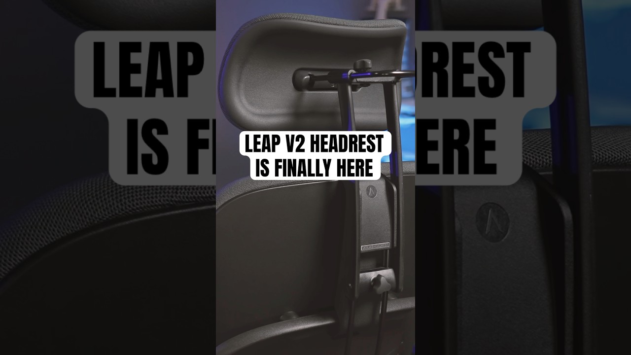 STEELCASE LEAP HEADREST FROM CRANDALL OFFICE x ATLAS HEADREST IS FINALLY HERE!